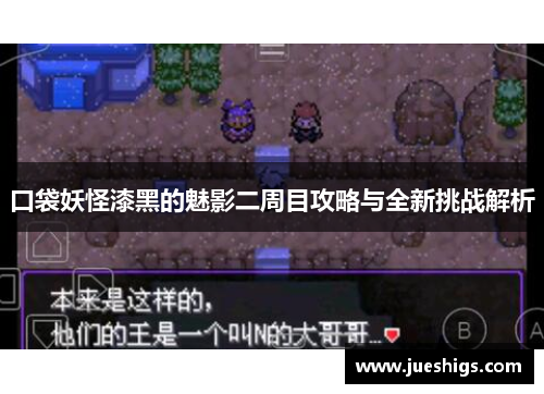 口袋妖怪漆黑的魅影二周目攻略与全新挑战解析